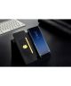 Samsung Galaxy Note 9 Retro Bookcase Hoesje met Kaarthouder Zwart