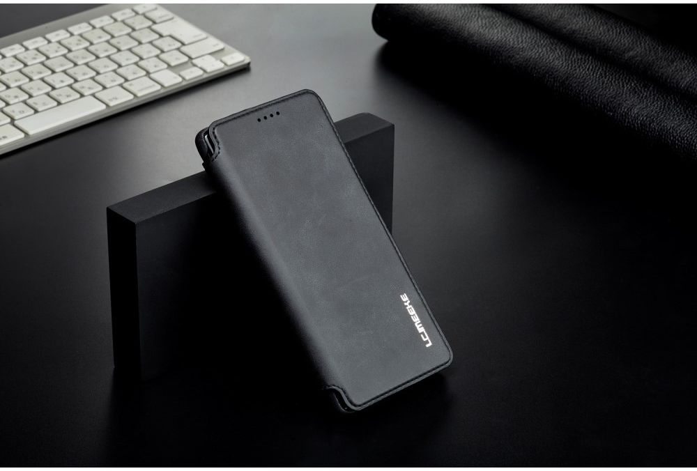 Samsung Galaxy Note 9 Retro Bookcase Hoesje met Kaarthouder Zwart afbeelding 11