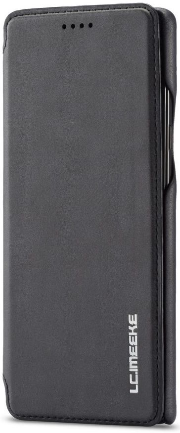 Samsung Galaxy Note 9 Retro Bookcase Hoesje met Kaarthouder Zwart afbeelding 4