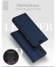 Dux Ducis Apple iPhone XS Max Premium Bookcase Hoesje Blauw