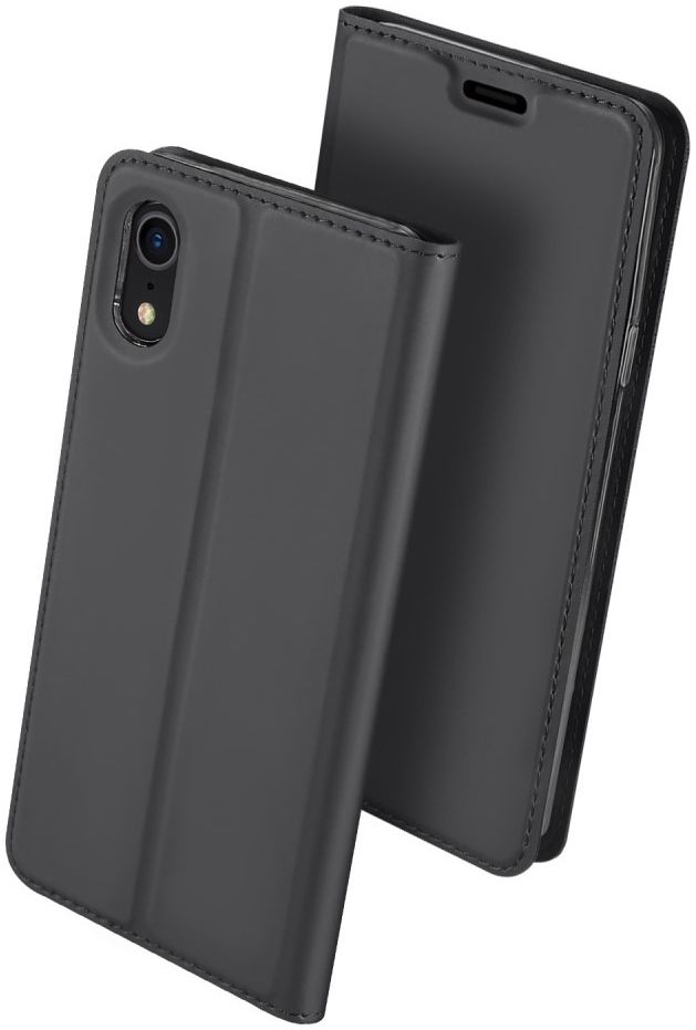 Dux Ducis Apple iPhone XR Premium Bookcase Hoesje Grijs afbeelding 6