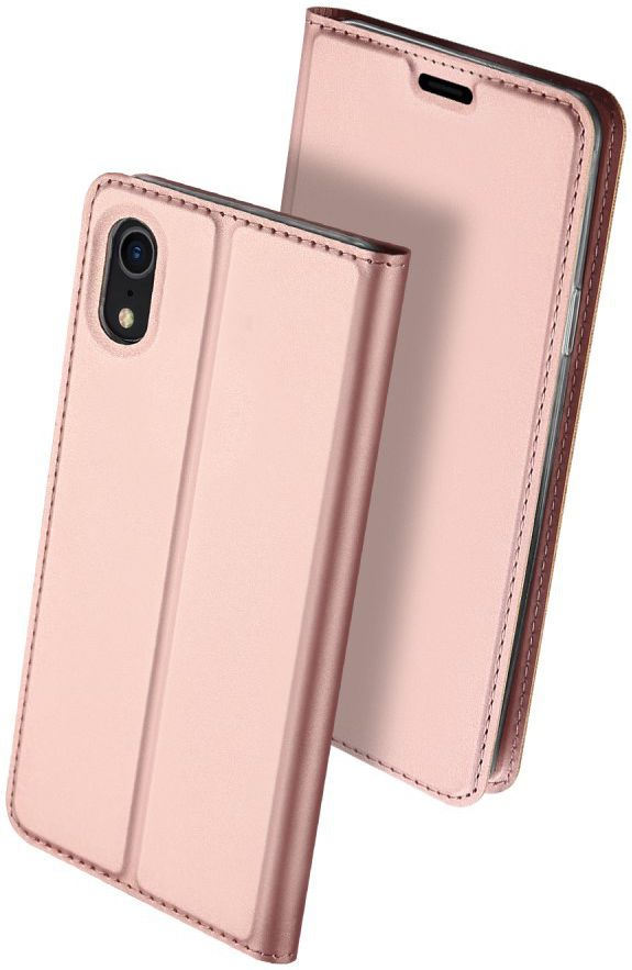 Dux Ducis Apple iPhone XR Premium Bookcase Hoesje Roze Goud afbeelding 6