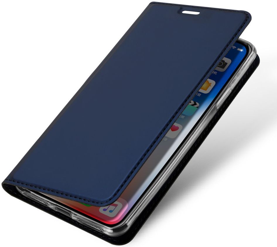 Dux Ducis Apple iPhone XR Premium Bookcase Hoesje Blauw afbeelding 1