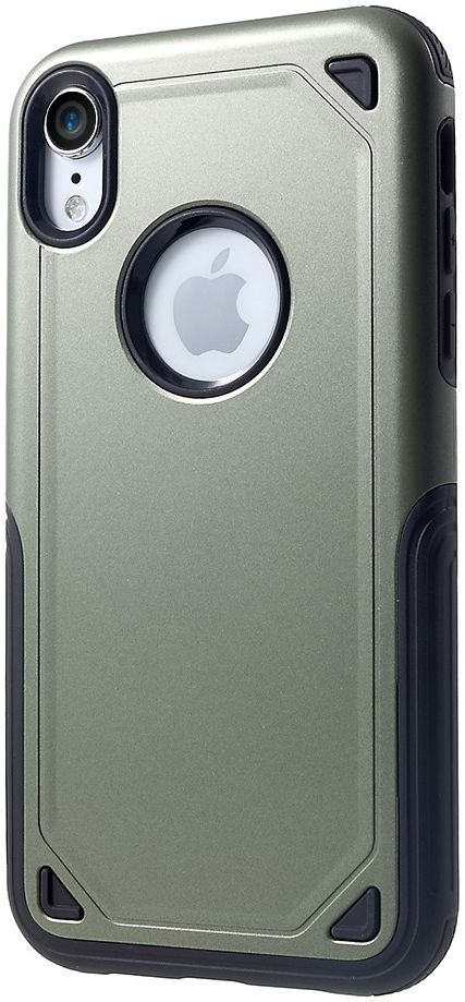 Apple iPhone XR Stevig Hybride Hoesje Groen afbeelding 1