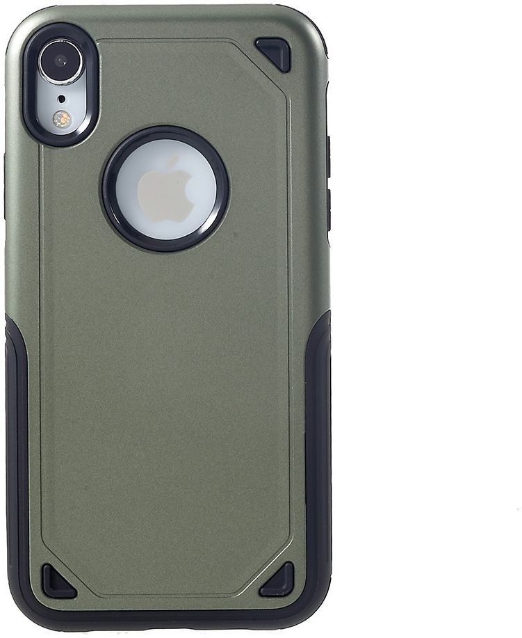 Apple iPhone XR Stevig Hybride Hoesje Groen afbeelding 2