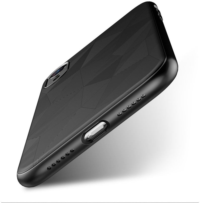 Apple iPhone XR Driehoek TPU Hoesje Zwart afbeelding 6