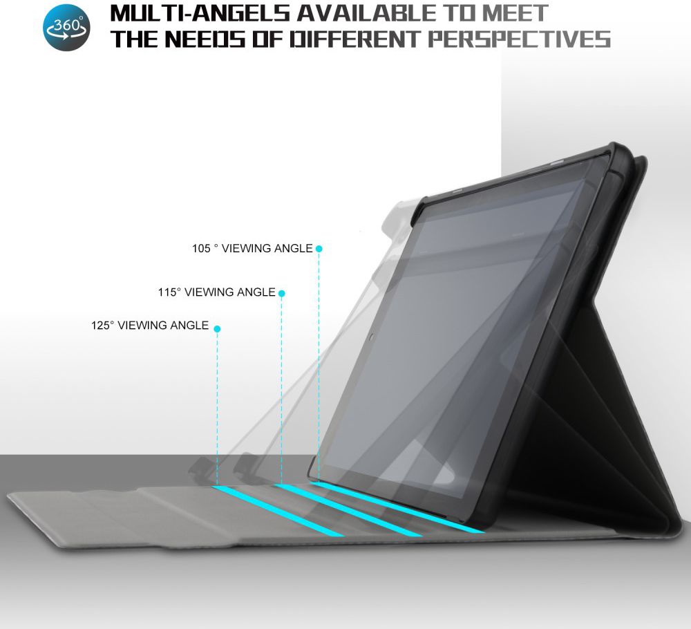 Samsung Galaxy Tab A 10.5 (2018) Bookcase met Toetsenbord Zwart afbeelding 7