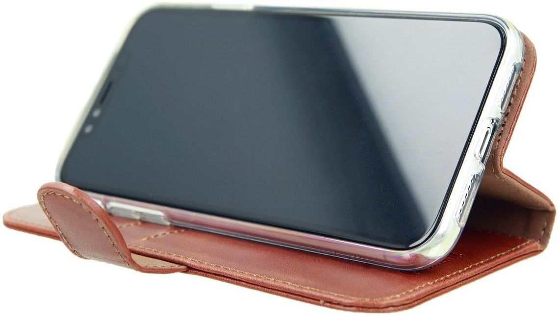 Valenta Classic Luxe Apple iPhone XR Booklet Hoesje Bruin afbeelding 3