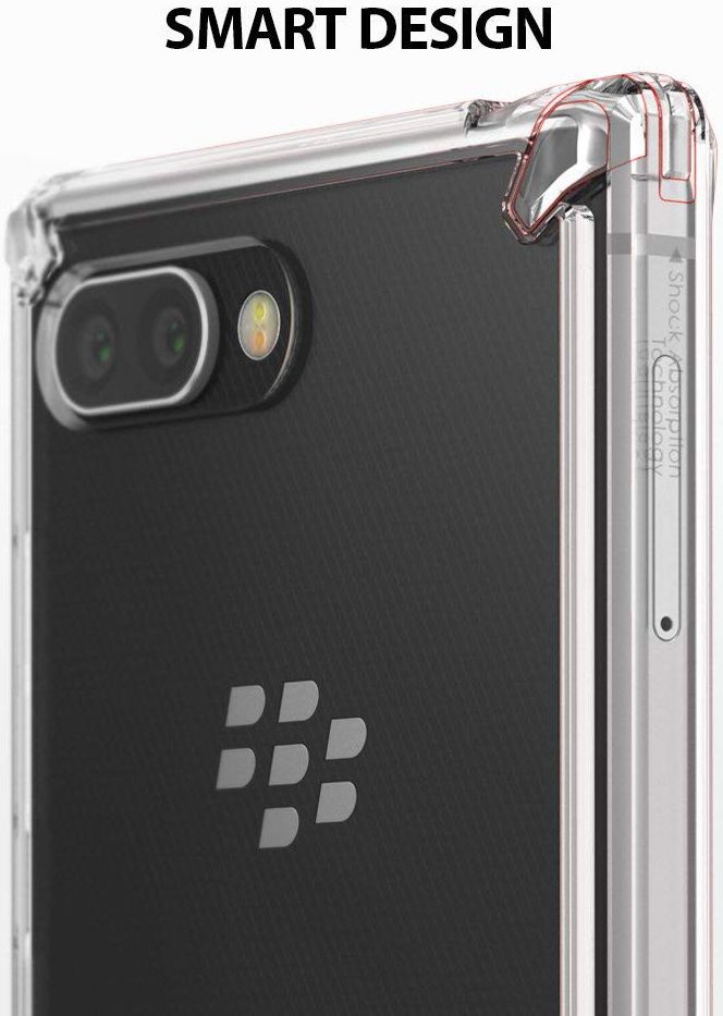 Ringke Fusion Hoesje BlackBerry Key2 Transparant afbeelding 7