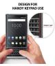 Ringke Fusion Hoesje BlackBerry Key2 Transparant Zwart