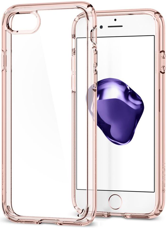 Spigen Ultra Hybrid 2 Case Apple iPhone 7 / 8 Roze Kristal afbeelding 1