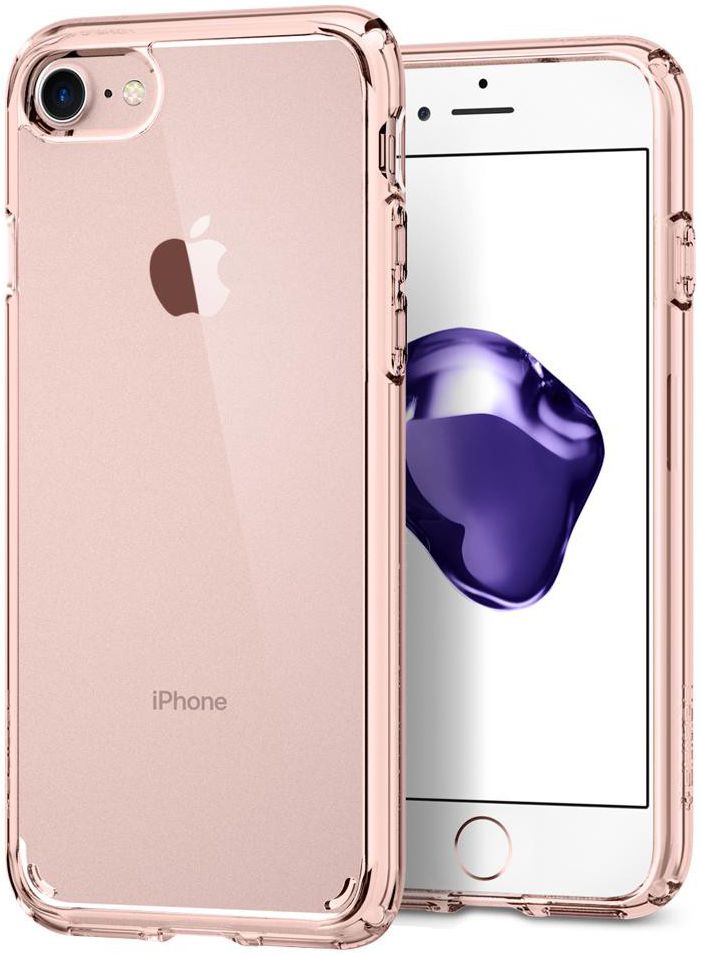 Spigen Ultra Hybrid 2 Case Apple iPhone 7 / 8 Roze Kristal afbeelding 2