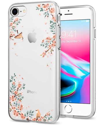 Spigen Liquid Crystal Case Apple iPhone 7 / 8 Crystal Blossom Hoesjes