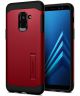 Spigen Slim Armor Hoesje Samsung Galaxy A8 (2018) Merlot Red