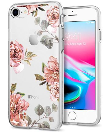 Spigen Liquid Crystal Case Apple iPhone 7 / 8 Crystal Aquarelle Hoesjes