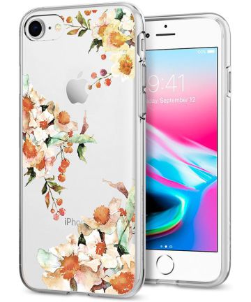 Spigen Liquid Crystal Case Apple iPhone 7 / 8 Aquarelle Primrose Hoesjes
