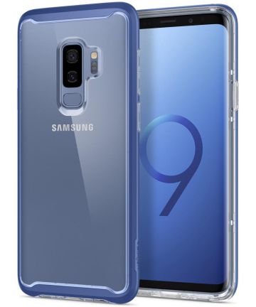 Spigen Neo Hybrid Crystal Hoesje Samsung Galaxy S9 Plus Coral Blue Hoesjes