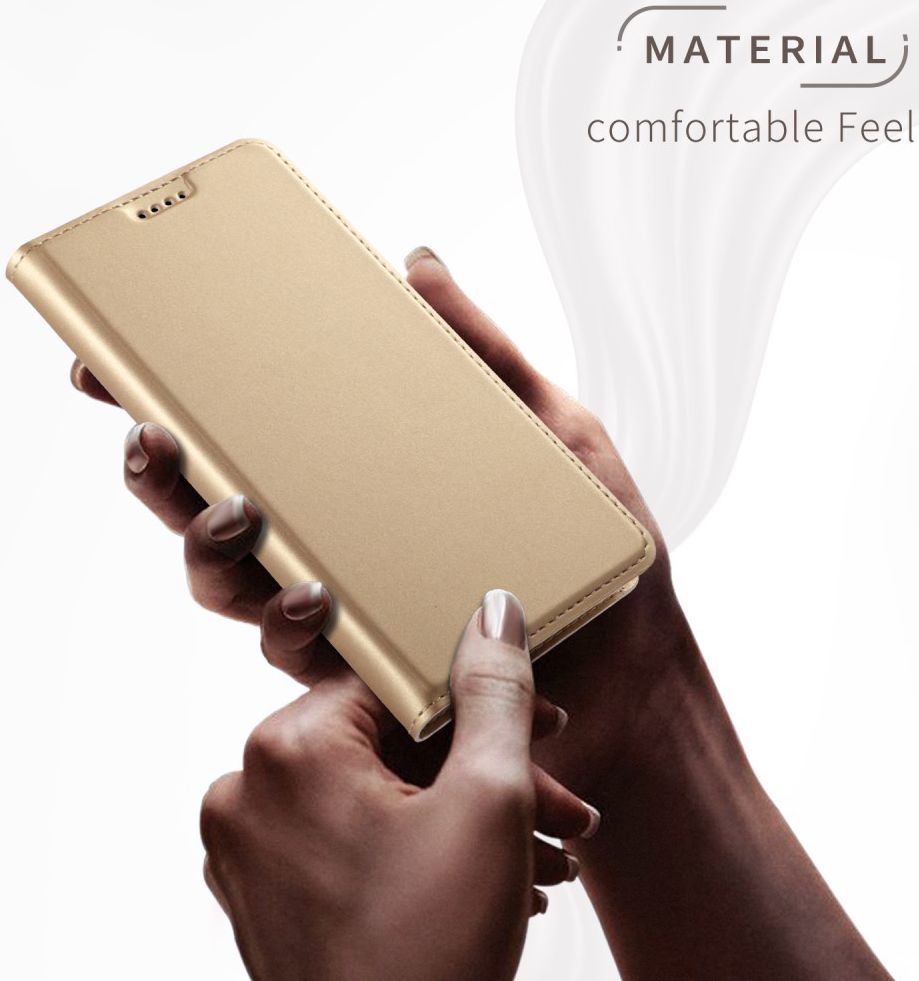Huawei P Smart Plus Luxe Portemonnee Hoesje Goud afbeelding 3
