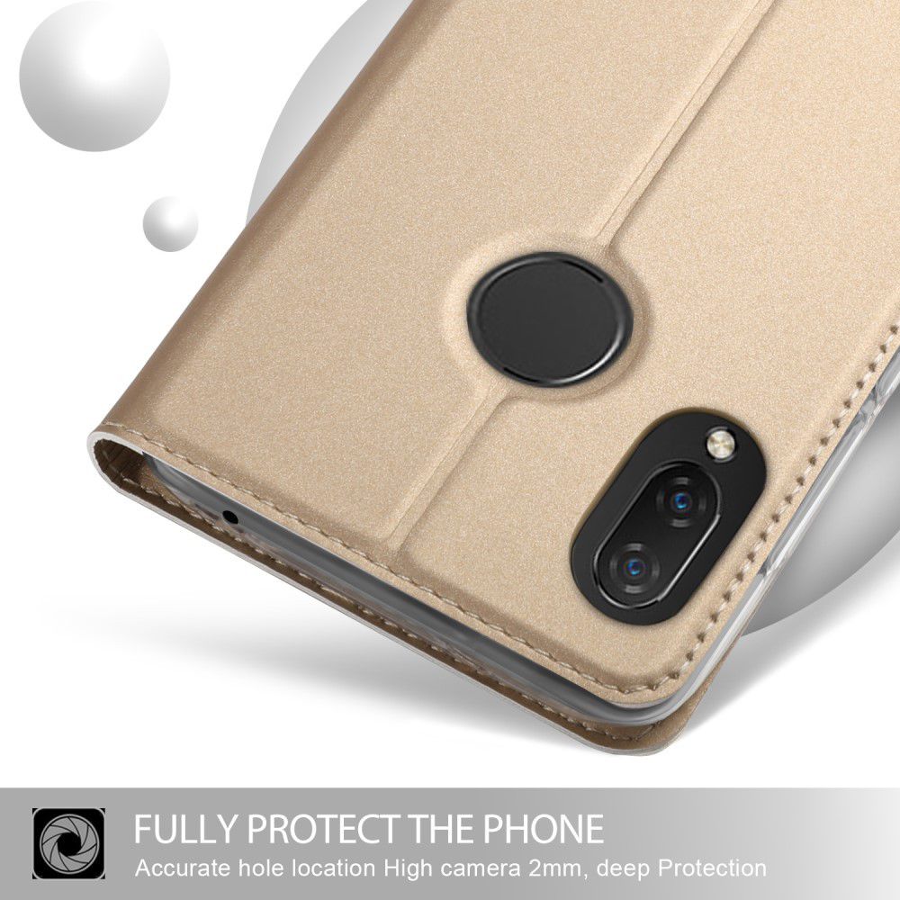 Huawei P Smart Plus Luxe Portemonnee Hoesje Goud afbeelding 5