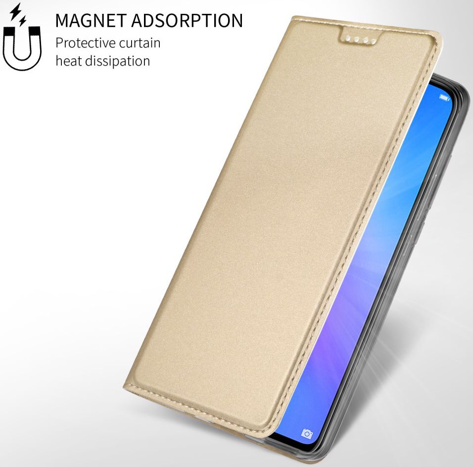 Huawei P Smart Plus Luxe Portemonnee Hoesje Goud afbeelding 7