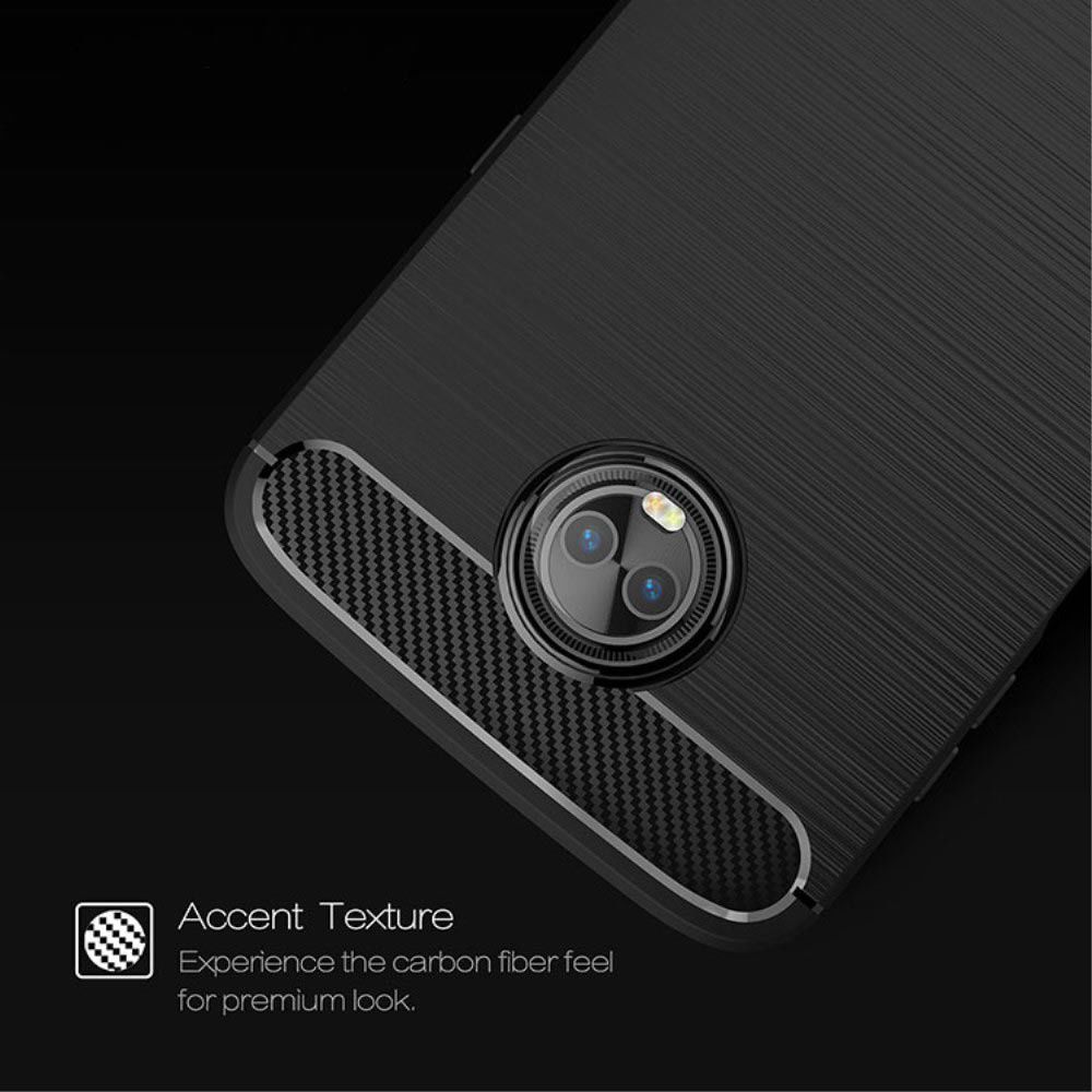 Motorola Moto Z3 Play Geborsteld TPU Hoesje Zwart afbeelding 8