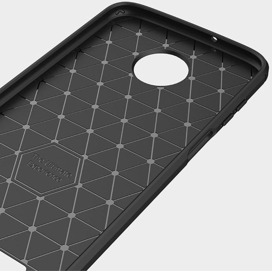 Motorola Moto Z3 Play Geborsteld TPU Hoesje Zwart afbeelding 9