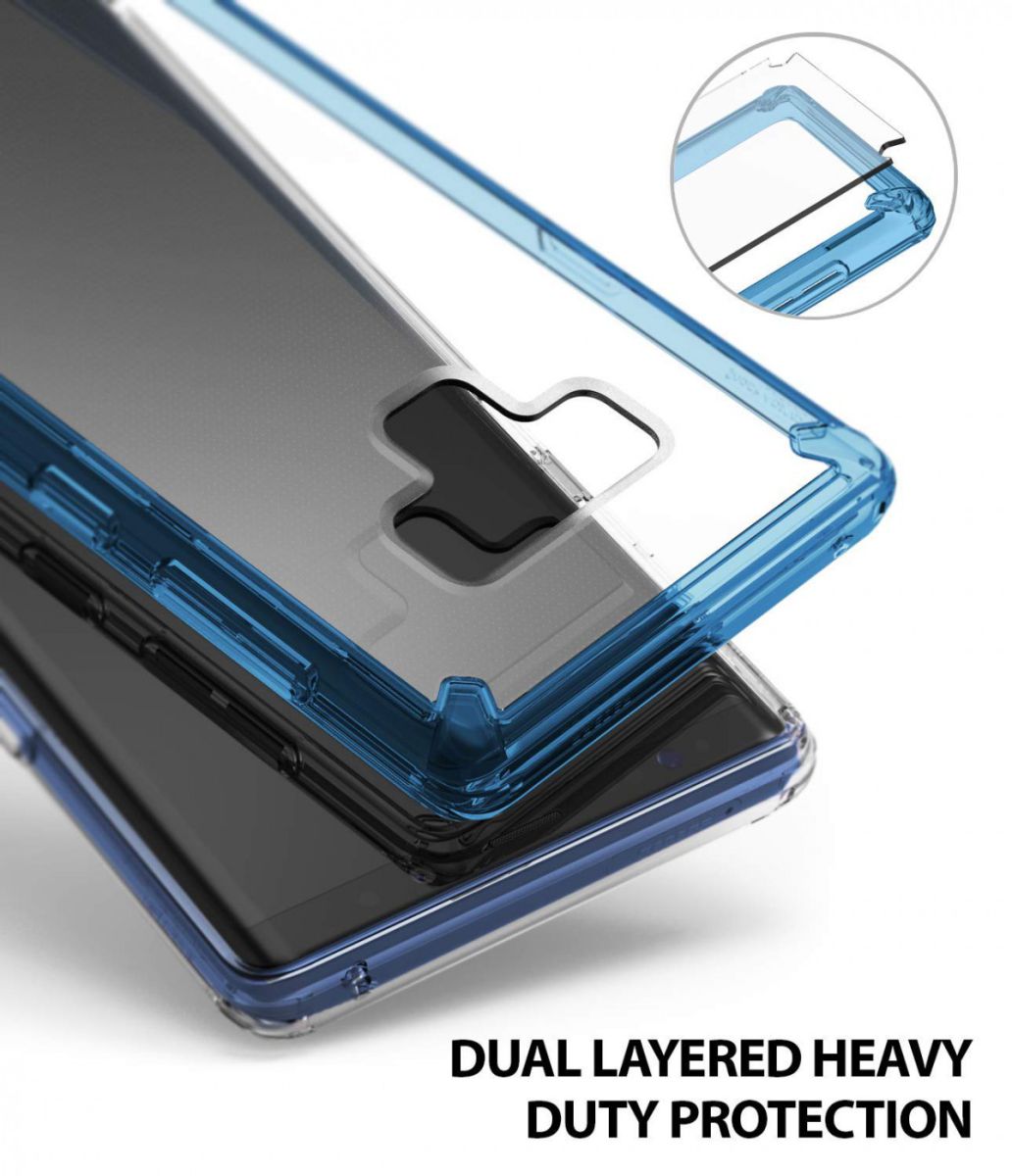 Ringke Fusion Samsung Galaxy Note 9 Aqua Blue afbeelding 2
