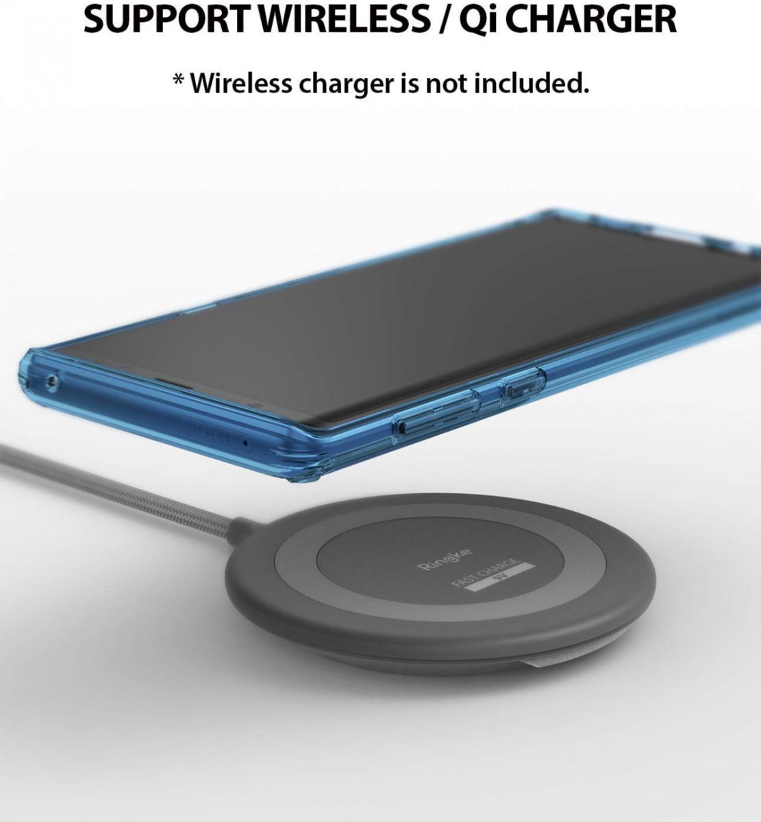 Ringke Fusion Samsung Galaxy Note 9 Aqua Blue afbeelding 4