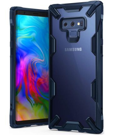 Ringke Fusion X Samsung Galaxy Note 9 Hoesje Doorzichtig Blauw Hoesjes