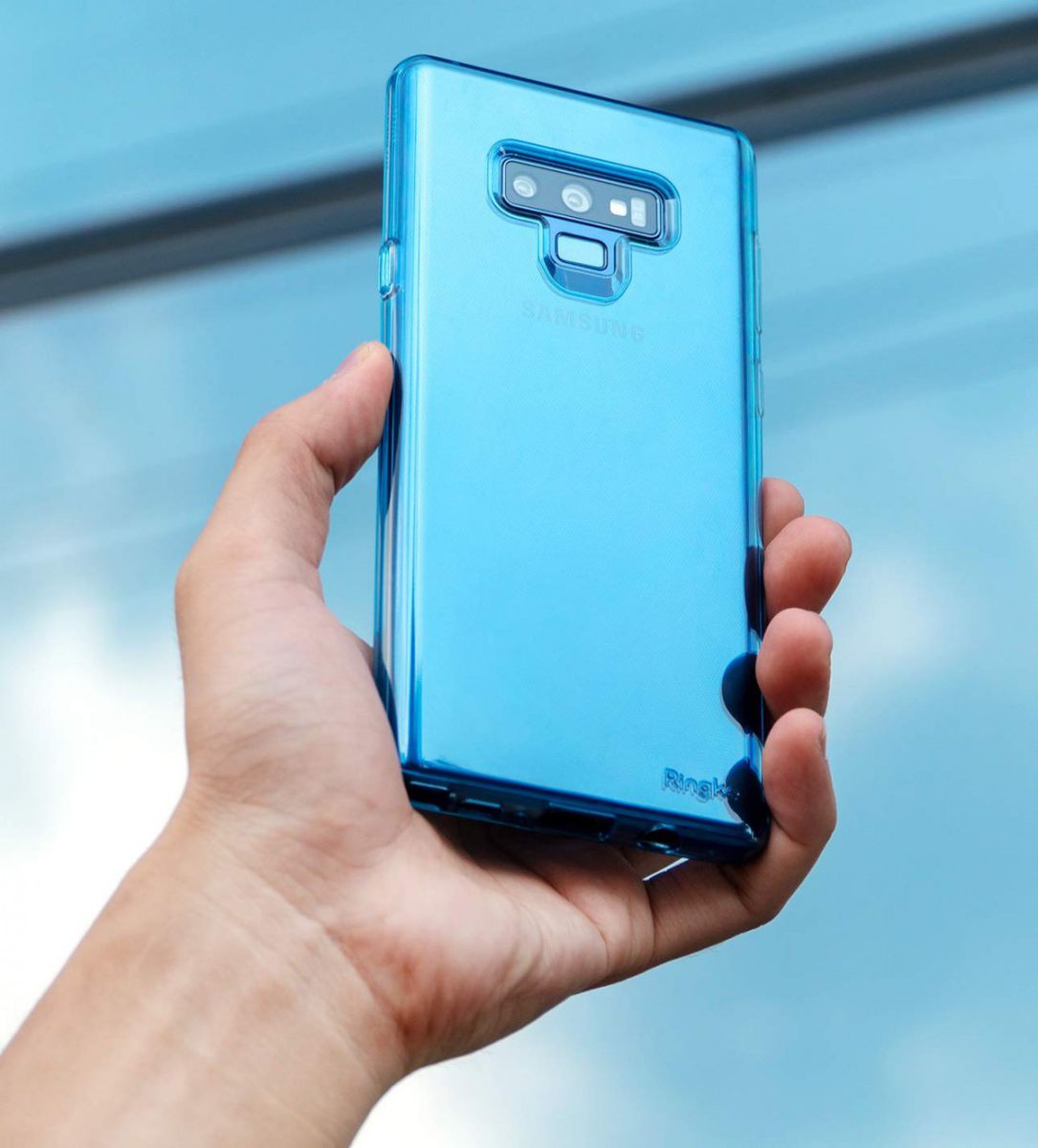 Ringke Air Samsung Galaxy Note 9 Aqua Blue afbeelding 8