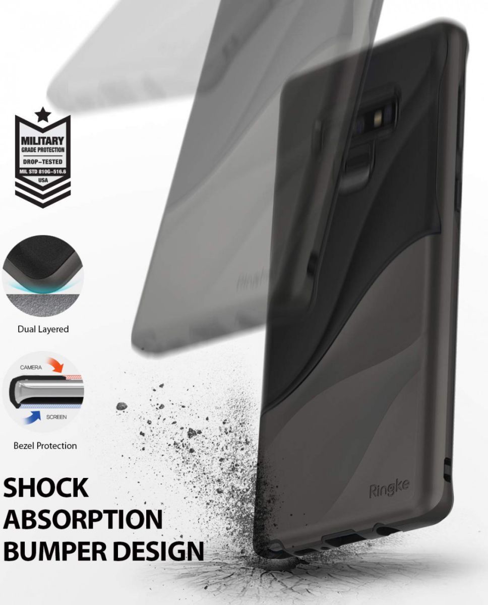 Ringke Wave Hoesje Samsung Galaxy Note 9 Metallic Chrome afbeelding 2