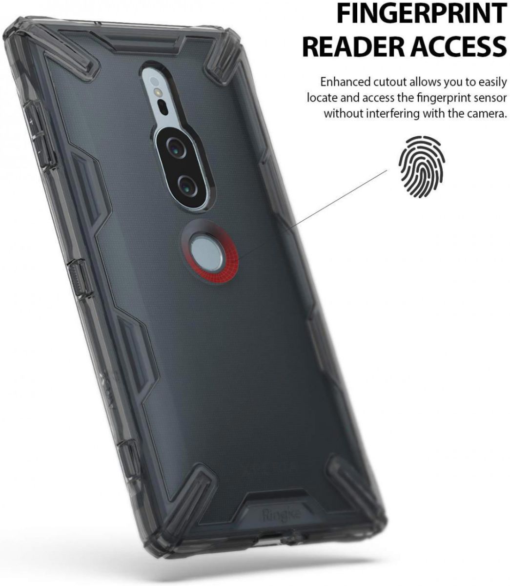 Ringke Air X Sony Xperia XZ2 Premium Hoesje Smoke Black afbeelding 4