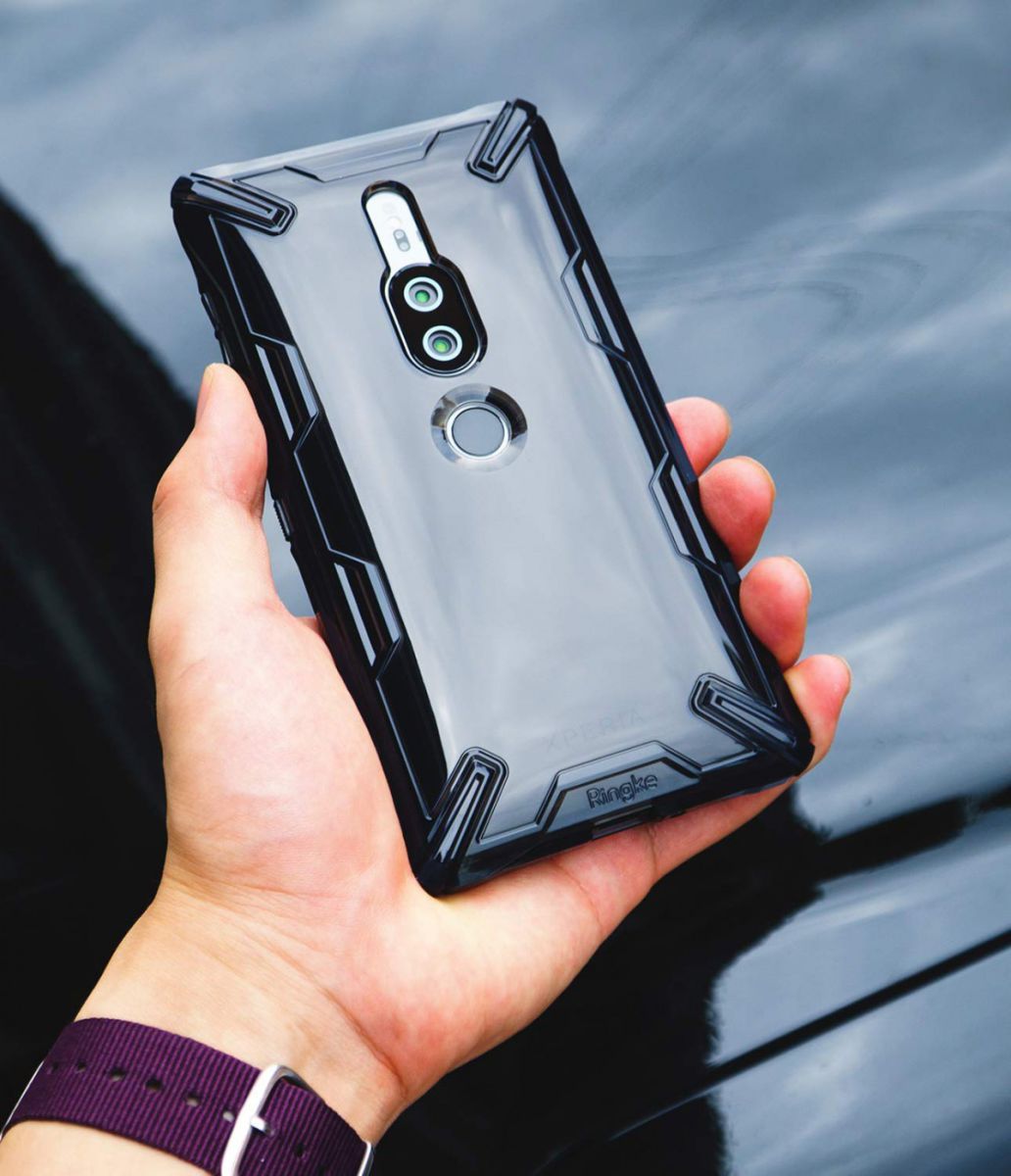 Ringke Air X Sony Xperia XZ2 Premium Hoesje Smoke Black afbeelding 6