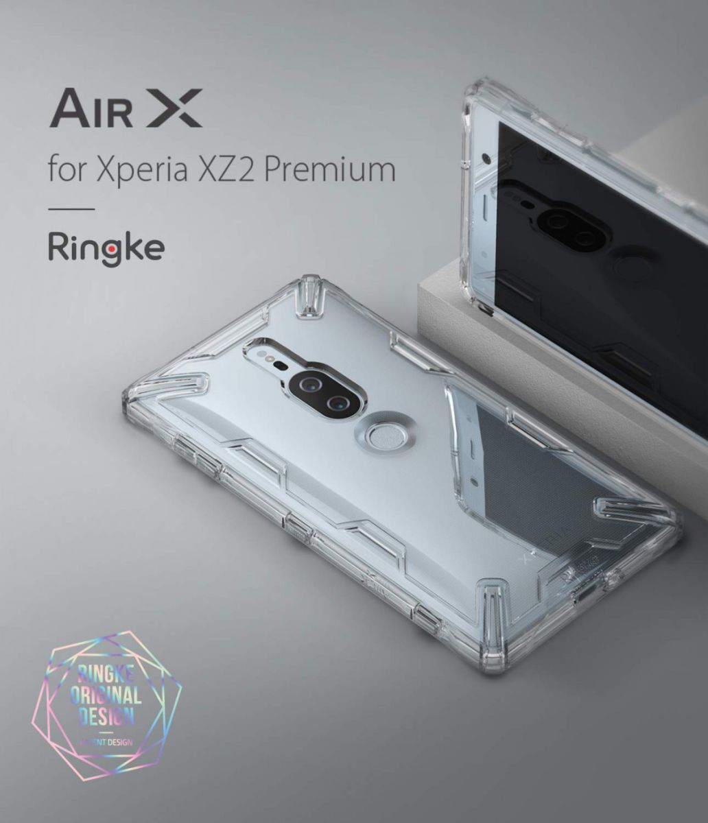 Ringke Air X Sony Xperia XZ2 Premium Hoesje Smoke Black afbeelding 9