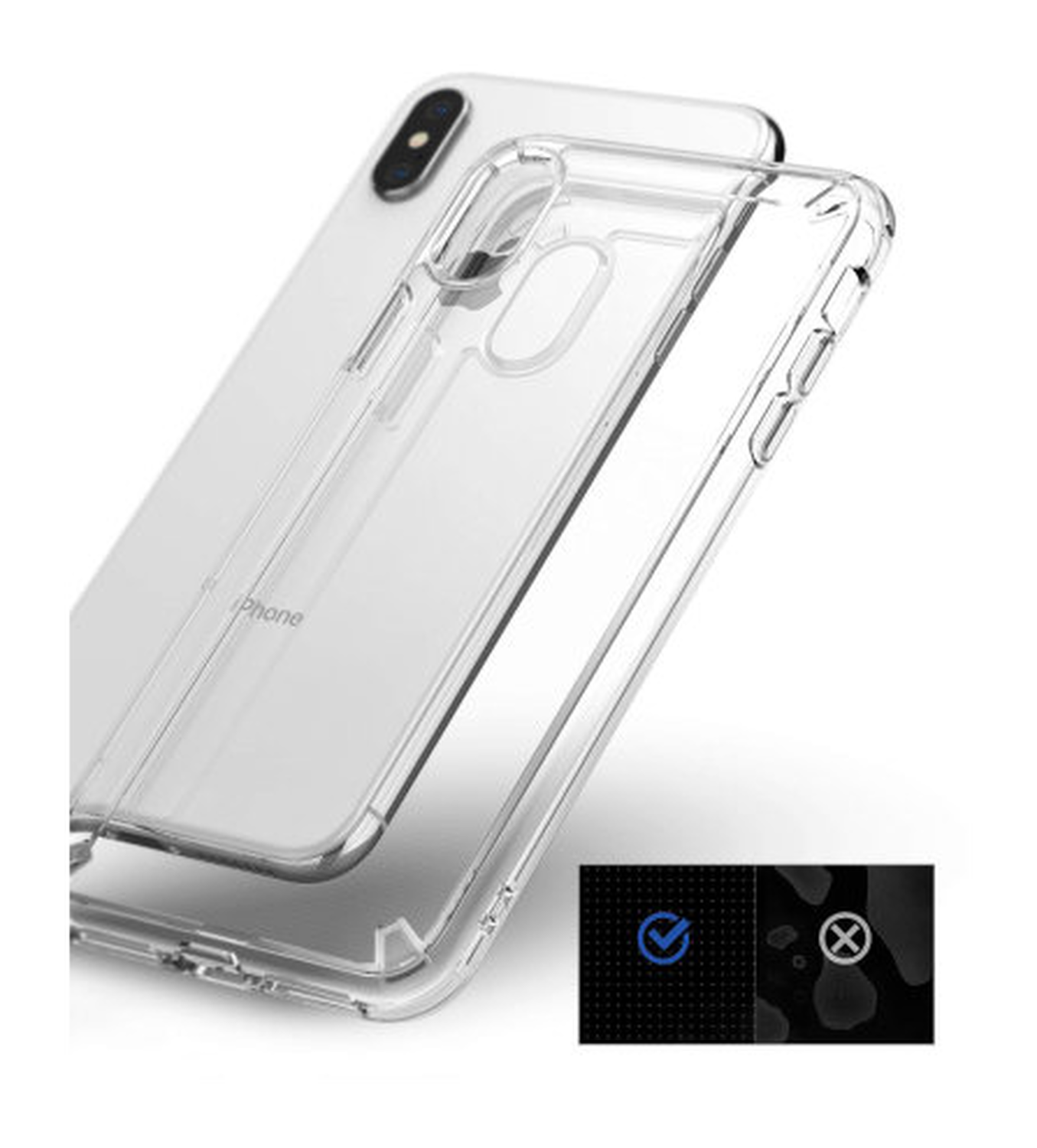 Ringke Fusion Kit Apple iPhone XS Transparant Hoesje Transparant afbeelding 4