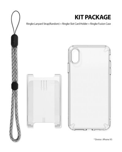Ringke Fusion Kit Apple iPhone XS Transparant Hoesje Transparant afbeelding 2