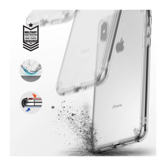 Ringke Fusion Kit Apple iPhone XS Transparant Hoesje Transparant afbeelding 5
