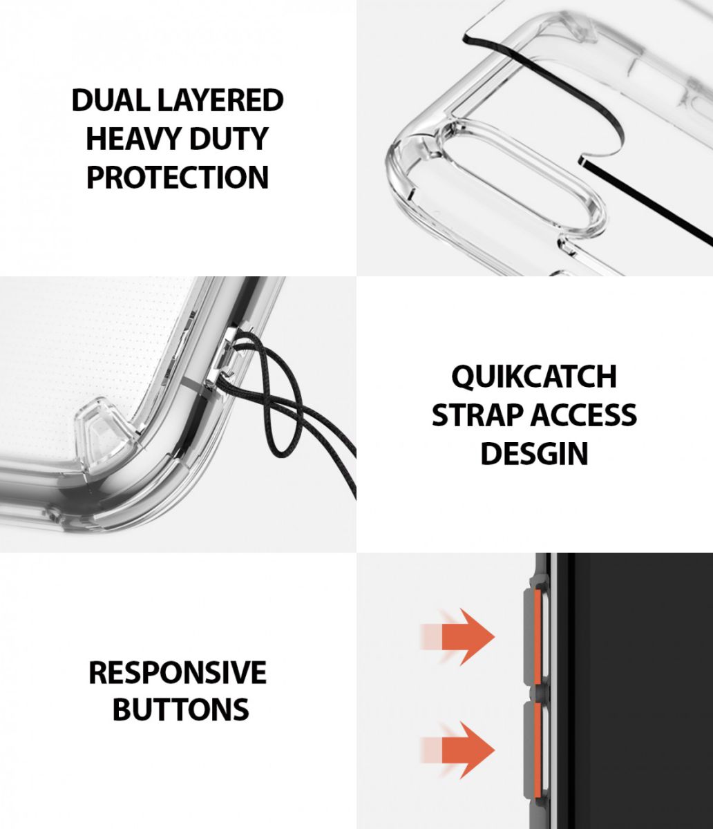 Ringke Fusion Kit Apple iPhone XS Max Transparant Hoesje Transparant afbeelding 8