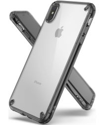 Ringke Fusion Kit Apple iPhone XS Max Transparant Hoesje Smoke Black