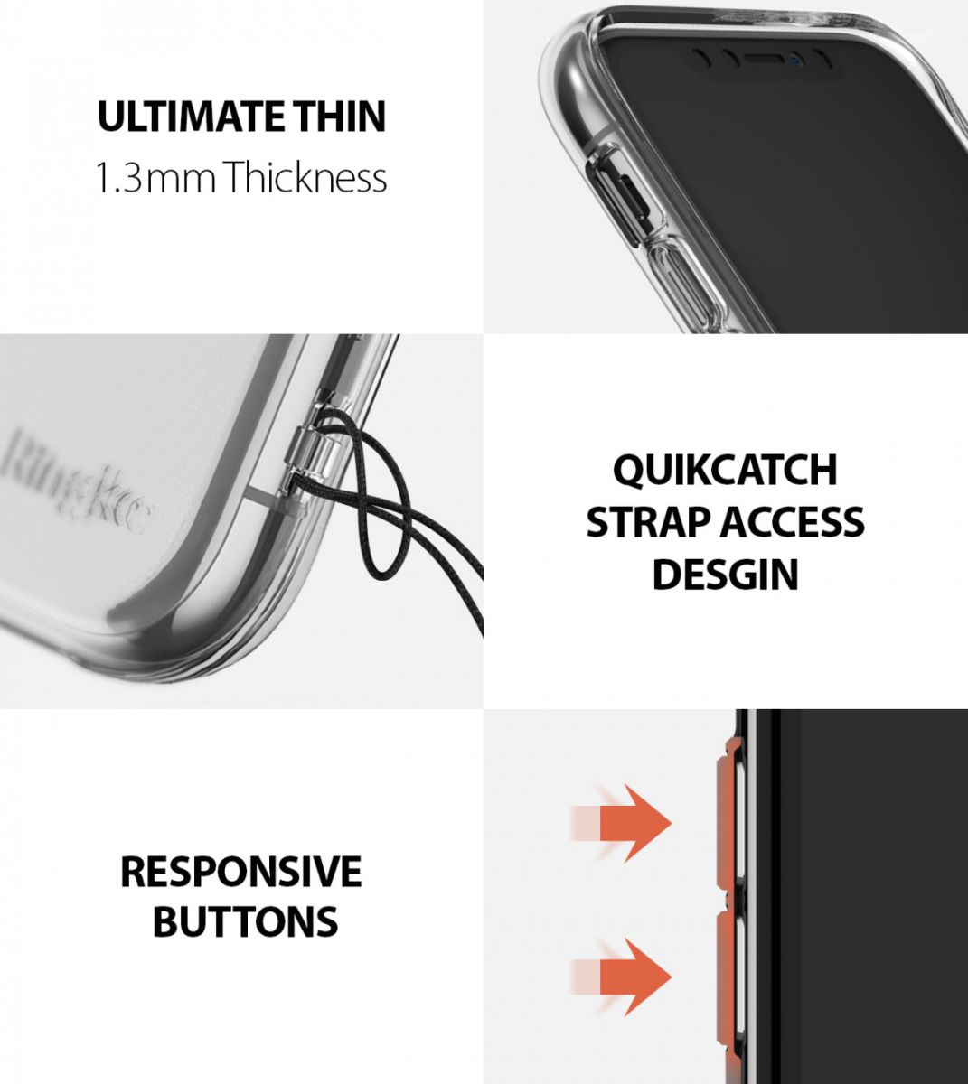 Ringke Air Kit Apple iPhone XS Max Transparant Hoesje afbeelding 5