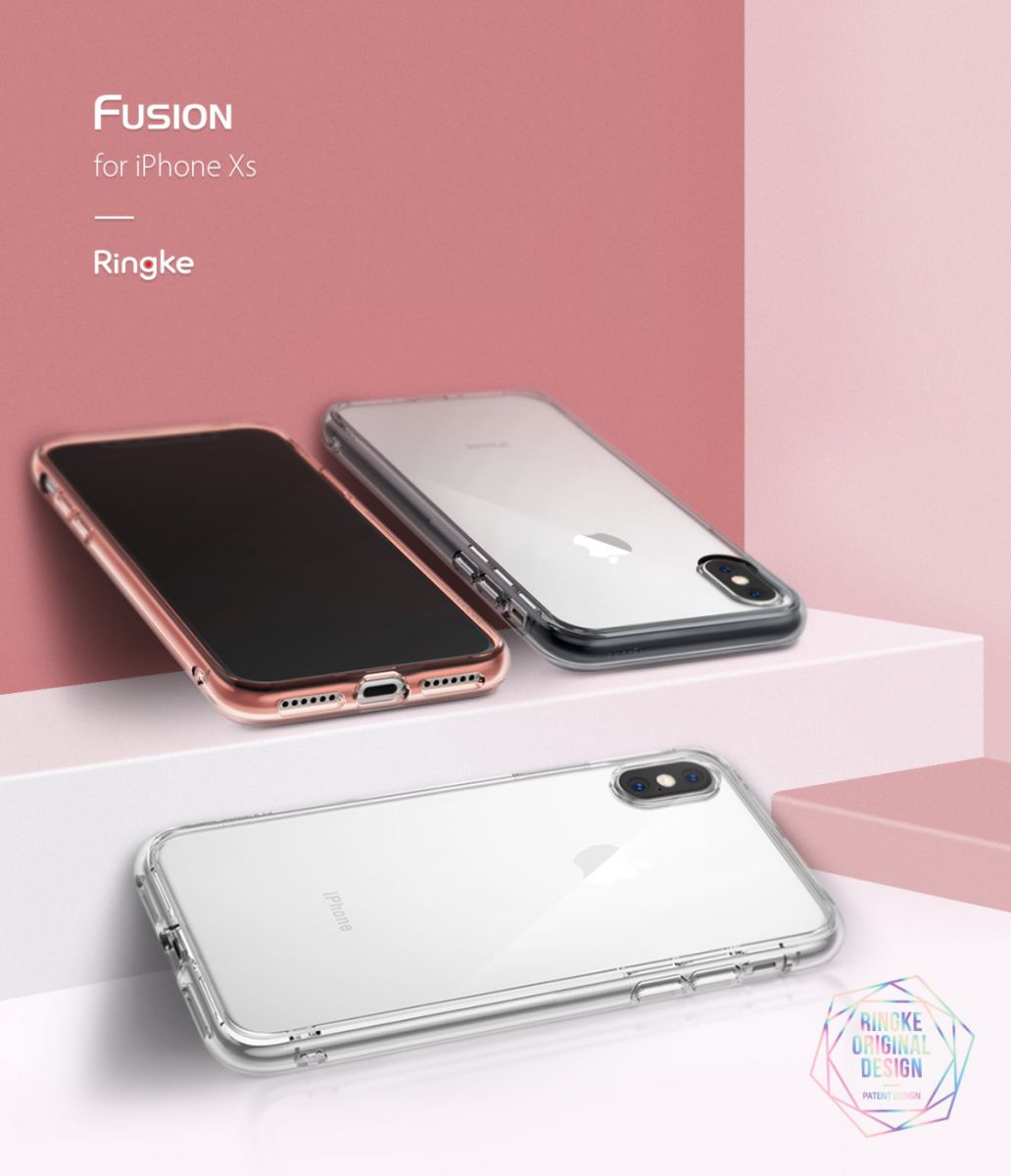 Ringke Fusion Apple iPhone XS Hoesje Transparant afbeelding 8