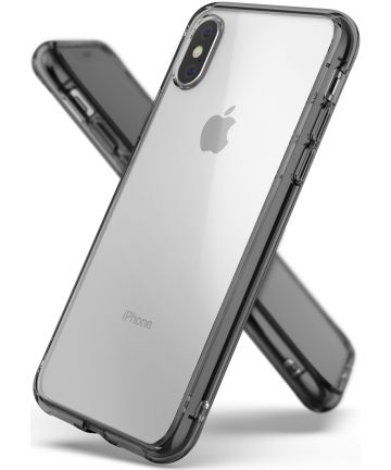 Ringke Fusion Apple iPhone XS Hoesje Smoke Black Hoesjes