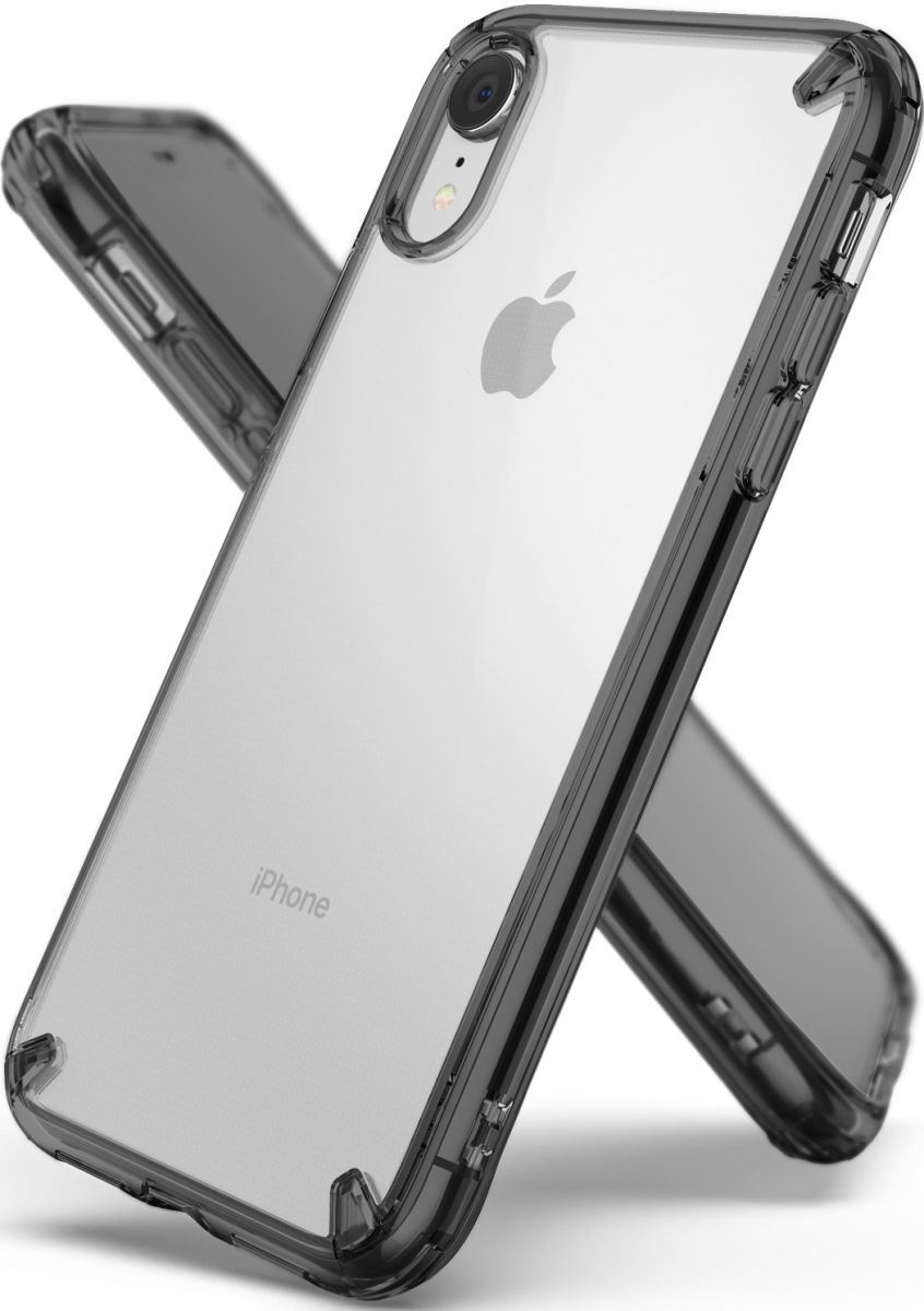 Ringke Fusion Apple iPhone XR Hoesje Smoke Black afbeelding 1