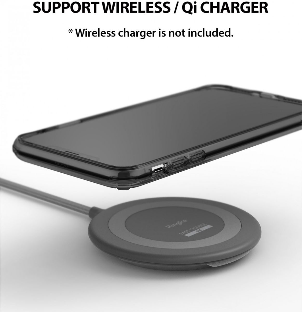 Ringke Fusion Apple iPhone XR Hoesje Smoke Black afbeelding 8