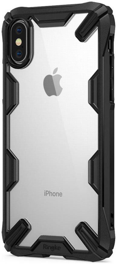 Ringke Fusion X Apple iPhone XS Hoesje Doorzichtig Zwart afbeelding 4