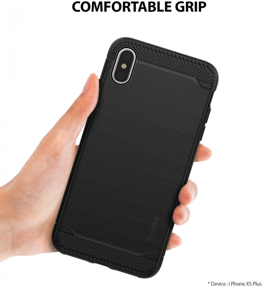 Ringke Onyx X Apple iPhone XS Max Hoesje Black afbeelding 6