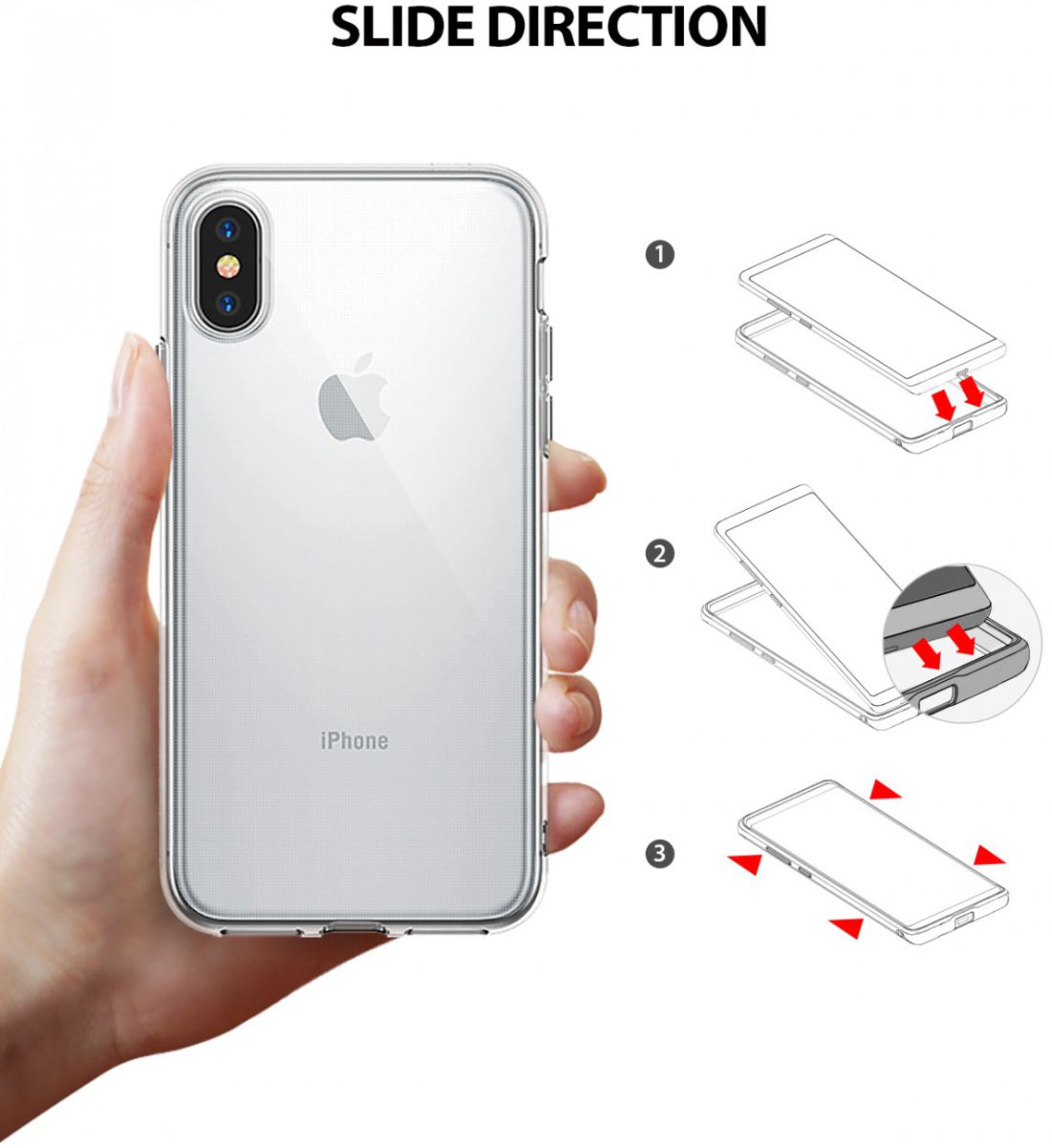 Ringke Air Hoesje Apple iPhone X(S) Transparant afbeelding 3
