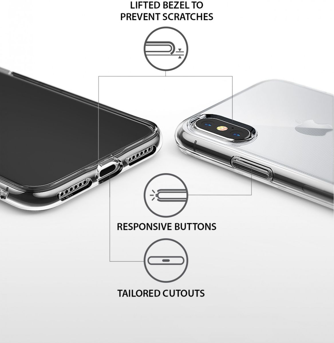 Ringke Air Hoesje Apple iPhone X(S) Transparant afbeelding 5