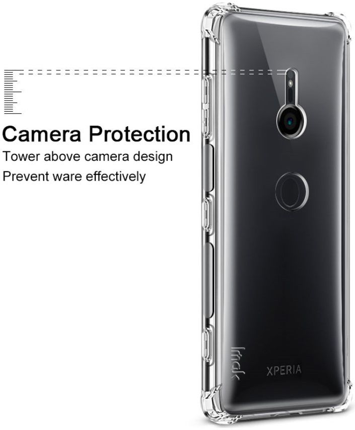 Sony Xperia XZ3 TPU Hoesje Transparant afbeelding 5