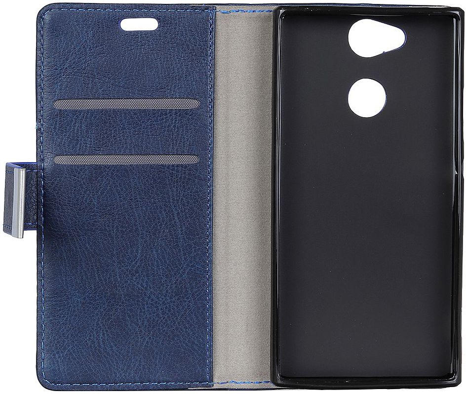 Sony Xperia XA2 Plus Portemonnee Hoesje Blauw afbeelding 2